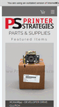 Mobile Screenshot of printerstrategies.com